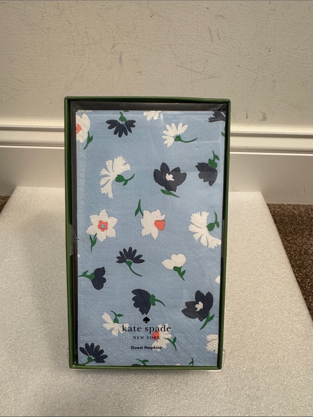 Kate spade floral waltz guest napkin set of 40 NIP